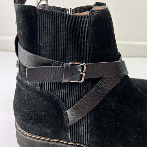 Donald J Pliner Captain Leather & Suede Bootie Size 9.5 - Picture 8 of 16